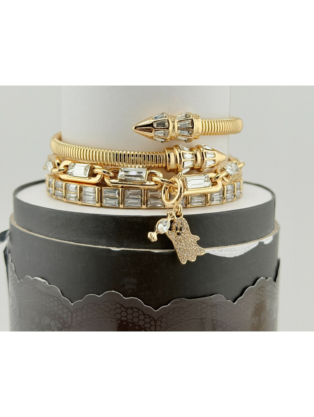 Bomb Party Halloween Stacks "Glamourously Gilded Ghoul" Candy Ghost Yellow Gold
